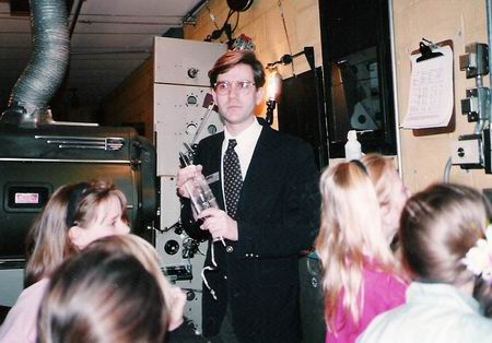 Old Orchard 3 - Manager Demonstrating Projection Equip (newer photo)